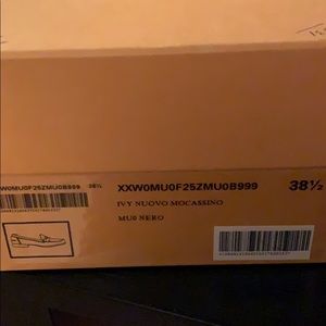 Black suede moccasin shoe- size 8.5